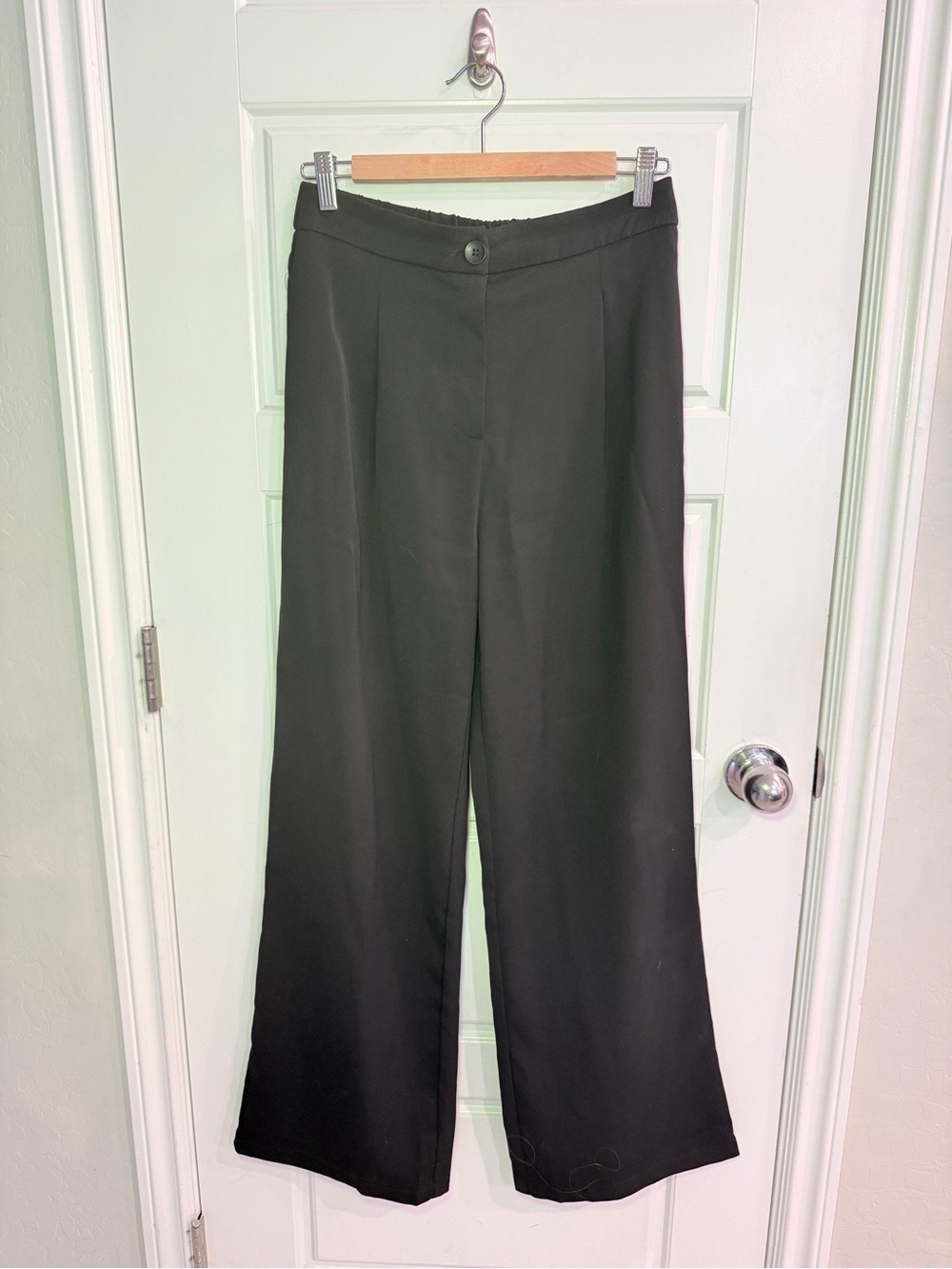 PRETTYGARDEN 2 Piece Vest Blazer Wide Leg Pant Set Black Large - Picture 5 of 5